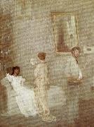 James Abbott McNeil Whistler The Artist in His Studio Sweden oil painting artist